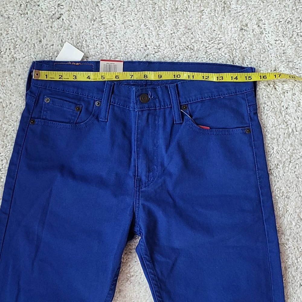 Levi's 513 Slim Straight Jeans 29/32 - Picture 12 of 14